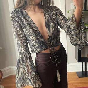 Bell Sleeve Women's Top